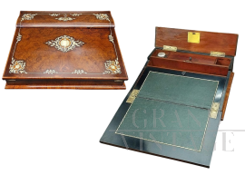 Scrittoio da viaggio per corrispondenza di epoca Napoleone III                            