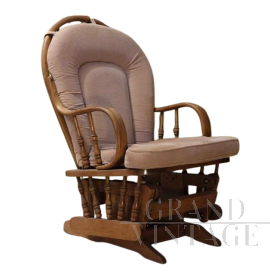 Sedia a dondolo vintage texana                            