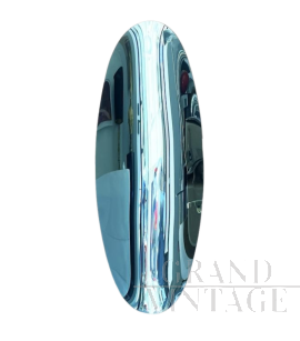 Specchio design blu concavo                            