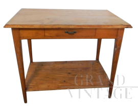 Tavolino banchetto vintage con ripiano, 1960