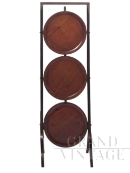 Tavolino servomuto portavivande in mogano primi '900