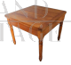 Antico tavolo allungabile a tiro toscano del XIX secolo con prolunghe originali                            