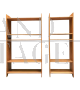 Coppia di librerie di Pierre Chapo per Maison Regain, 1974                            