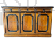 Credenza madia antica dell'800 con dettagli ebanizzati                            