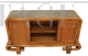 Credenza mobile tv Art Déco in noce                            