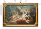Dipinto antico olio su tela alla maniera di Francois Boucher