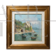 G. Masini - Dipinto di marina, olio su tela del XX secolo 