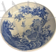 Grande piatto antico in porcellana Giapponese del periodo Meiji                            