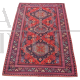 Grande tappeto Shiraz annodato a mano della prima metà del '900, 220 x 338 cm