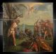 Il Martirio di San Sebastiano - Dipinto fiammingo antico olio su tela                            