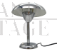 Lampada ministeriale rotonda in cromo attribuita a Reggiani, anni '60                            