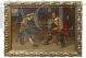 Cacciatori in Osteria - Dipinto antico di fine '800