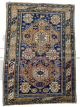 Antico tappeto shirvan caucasico dei primi del '900