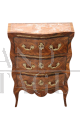 Piccola cassettiera antica stile Luigi XV dei primi del '900                            