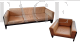 Salotto divano e poltrona Bastiano di Afra e Tobia Scarpa