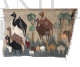 Tappeto da parete egiziano anni '50 realizzato a mano, 95 x 140 cm                            