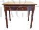 Tavolino antico in noce della metà dell'800 con gambe tornite