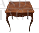 Tavolino da gioco antico restaurato, fine '800