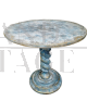 Tavolino vintage shabby chic rotondo