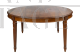 Tavolo antico allungabile ovale Napoleone III in noce massello                            