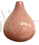 Vaso vintage in vetro di Murano rosa con bolle, metà XX secolo                            