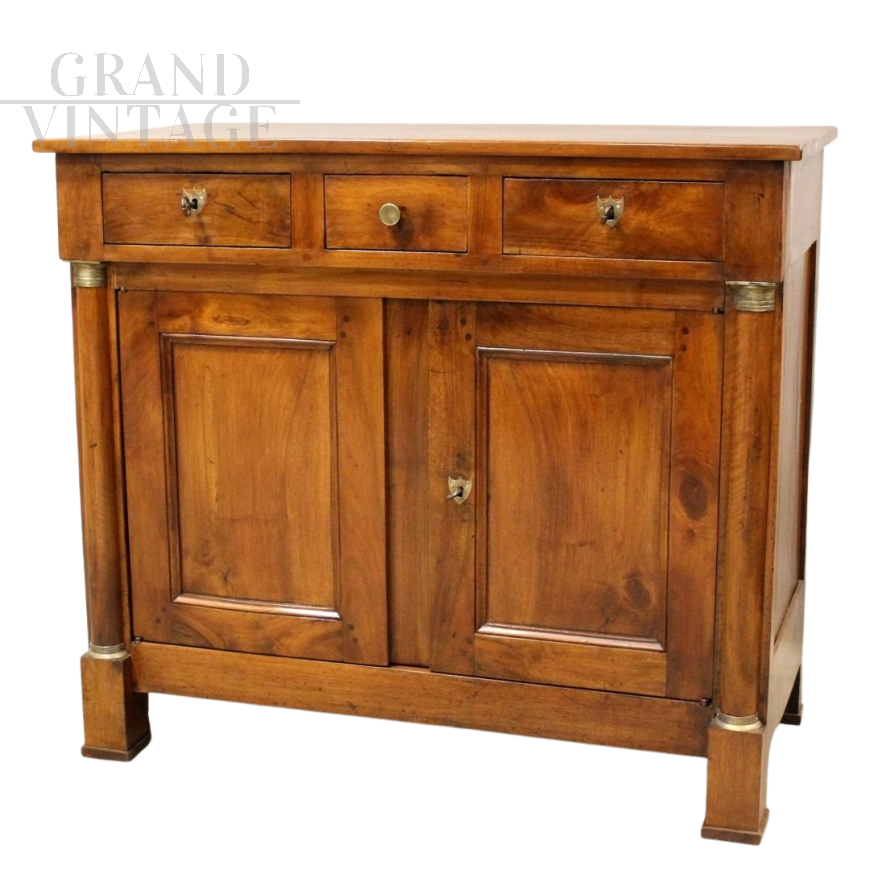 Antique Empire sideboard in walnut from the 19th century