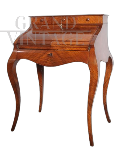 Antique desk with drop-down top from the 19th century    