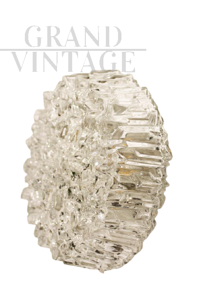 Murano rostrate glass wall or ceiling lamp, 1970s