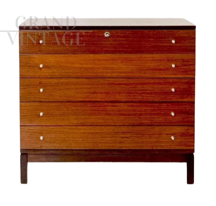 Chest of drawers by Ennio Fazzoli for MIM Roma in rosewood, 1960s