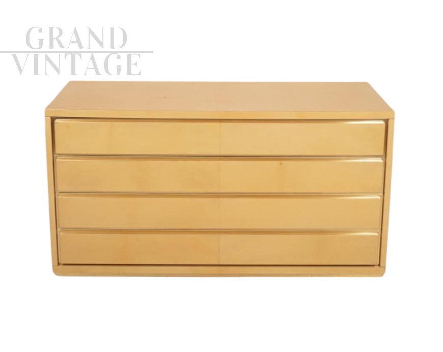 Parchment dresser by Aldo Tura for Tura Milano