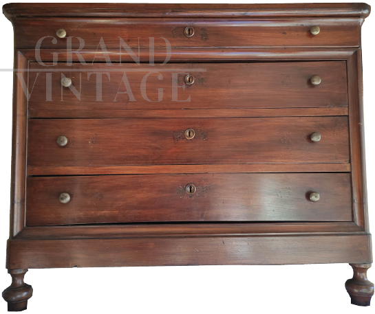 Antique dresser from the 1800s in capuchin style