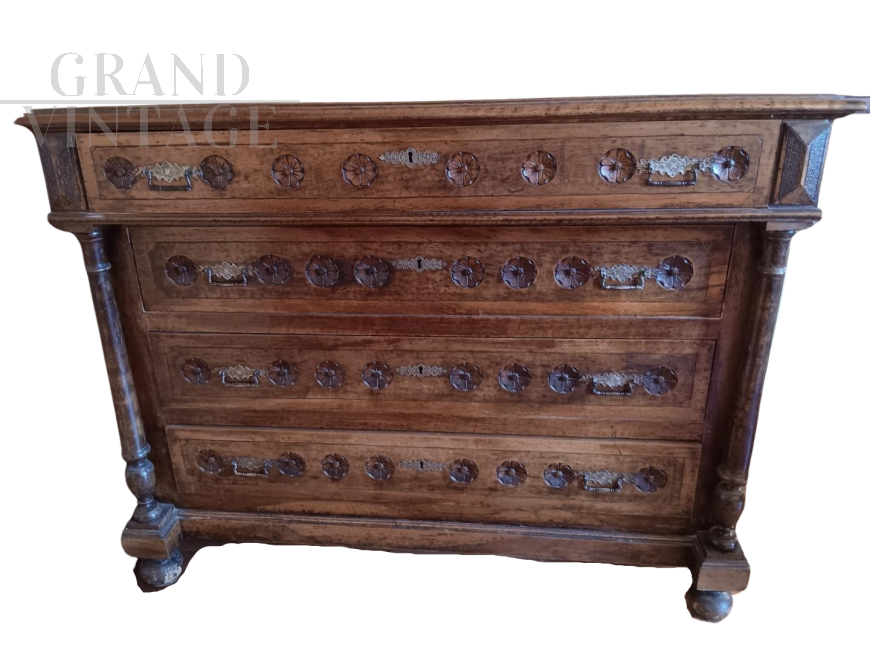 Antique carved dresser from the early 1900s