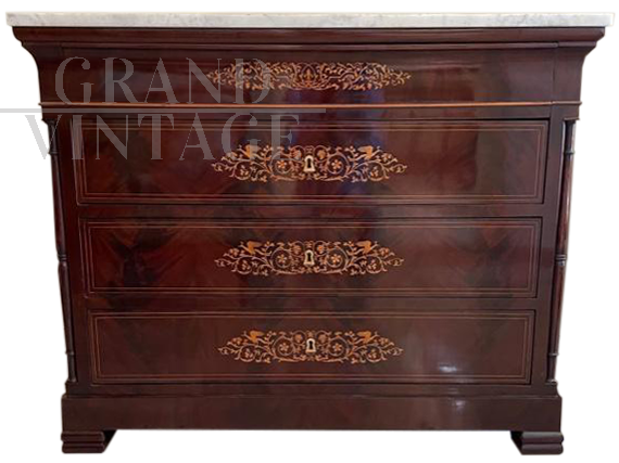 Inlaid dresser from the Charles X era