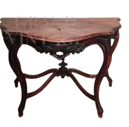 Louis Philippe carved console table