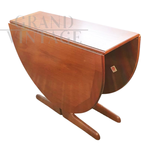 G-plan drop-leaf extendable console table                            