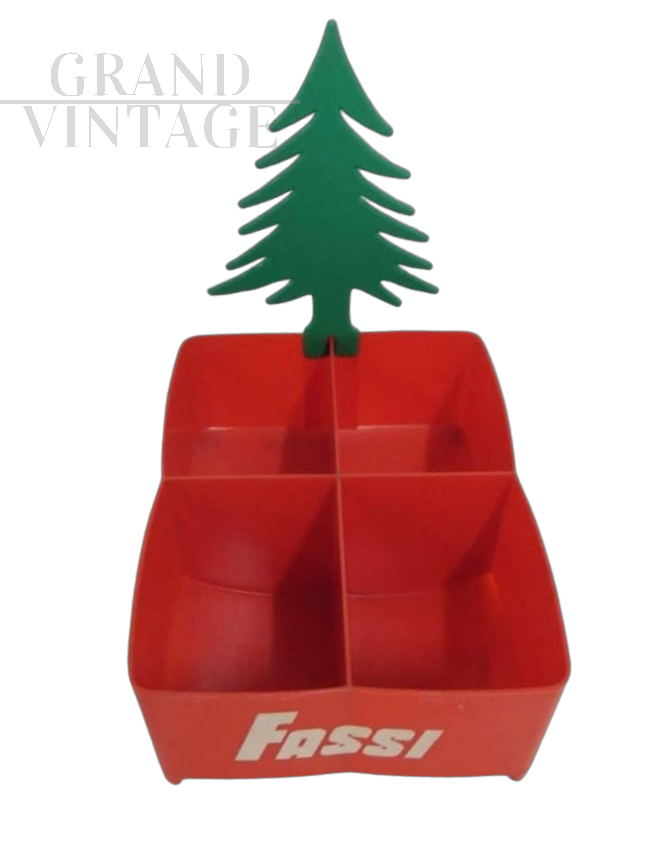 Vintage Fassi plastic candy display container, 1970s