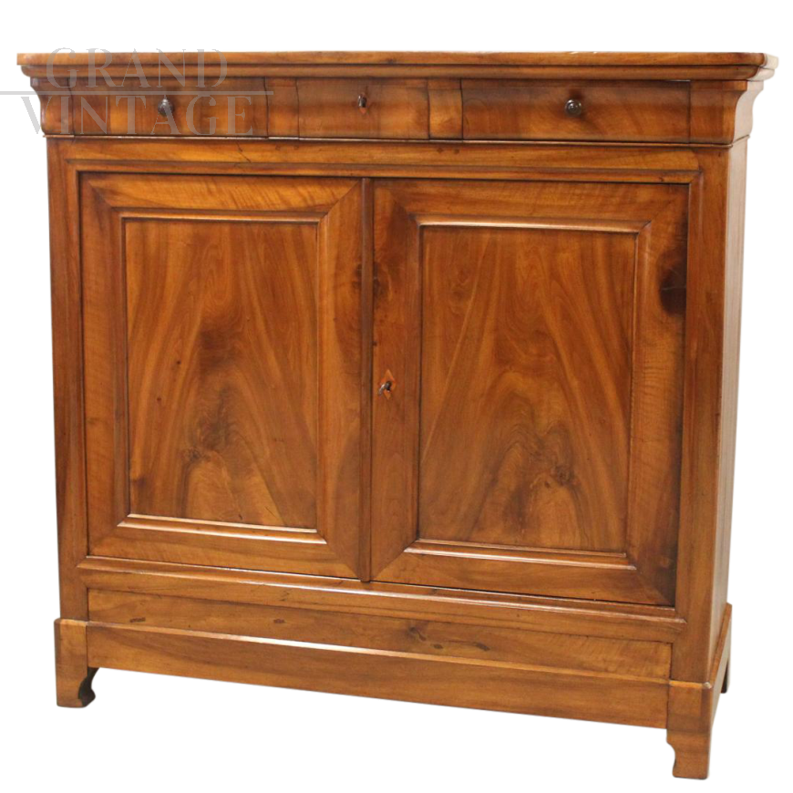 Antique walnut sideboard from the 19th century Louis Philippe period