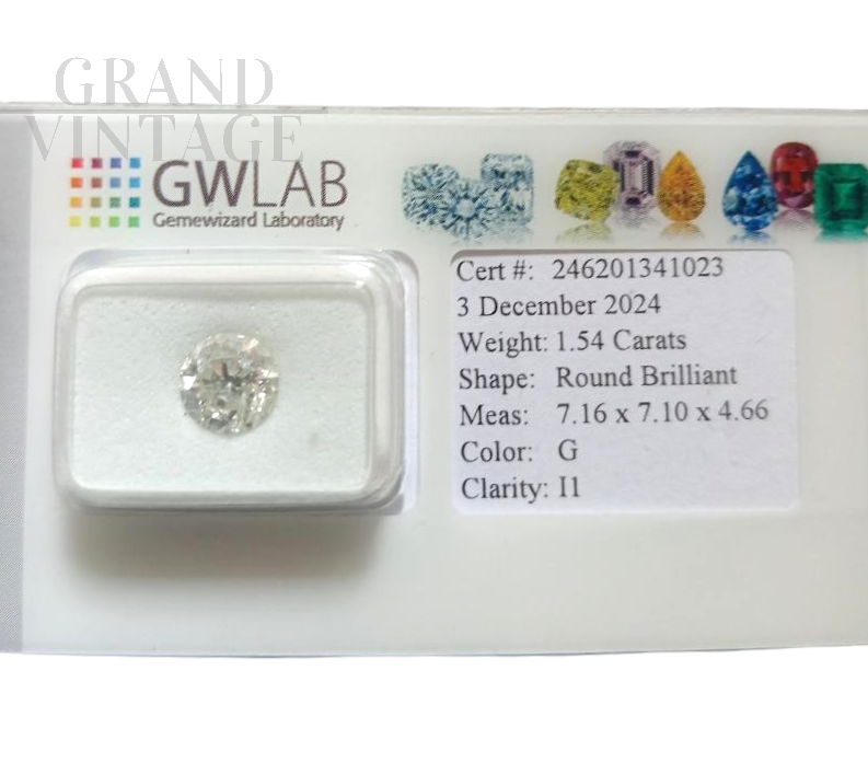 Natural diamond 1.54 carats