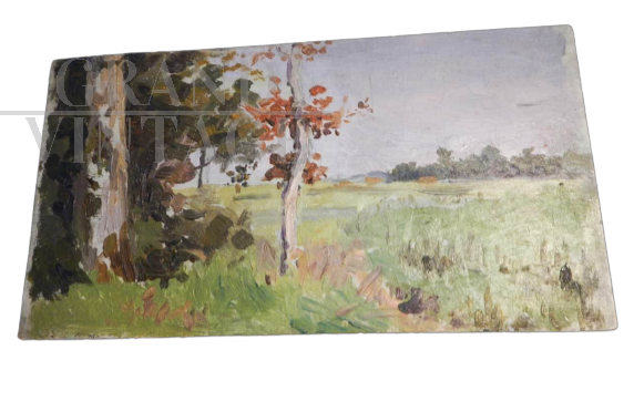 Maintenon landscape painting
