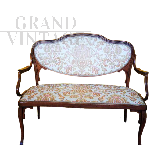 Liberty Jugendstil sofa by J&J Kohn, early 1900s