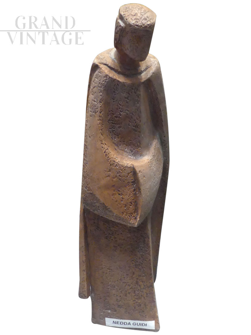 Giottesca figure - sculpture by Nedda Guidi, 1960