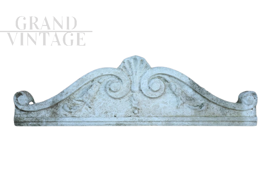 Antique garden concrete frieze, Italy 1920s