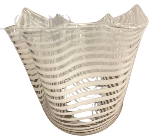 Large Murano handkerchief vase by Gino Cenedese, 1970s   