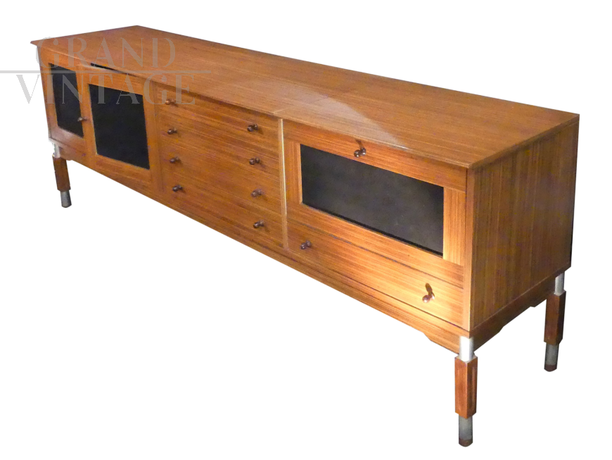Large 60's sideboard with bar compartment
