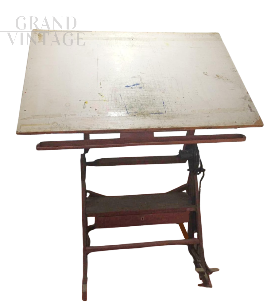 Large architect's table from the early 1900s
