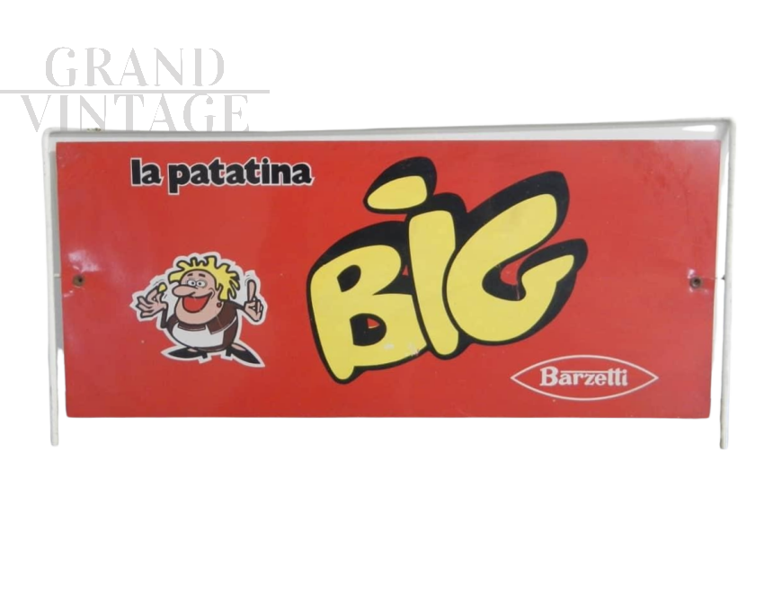 Barzetti Patatina Big advertising sign, Italy 1960
