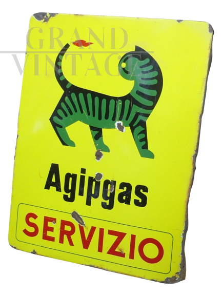 AGIPGAS sign by Federico Seneca, 1952