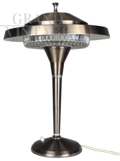 Artemide aluminum table lamp, 1950