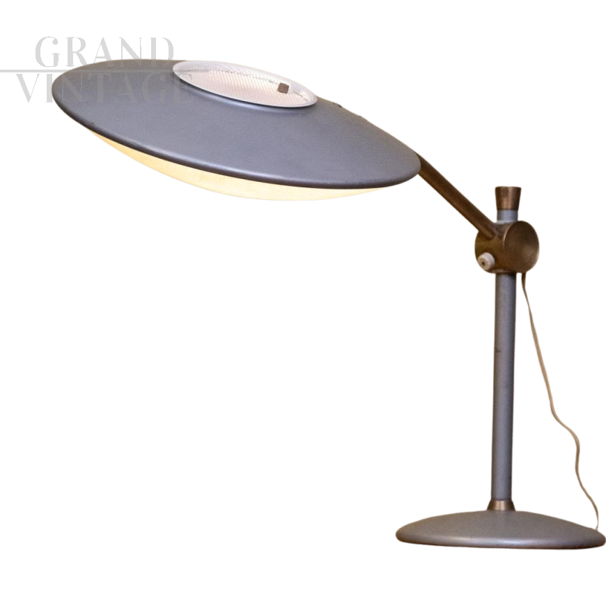 Flying Saucer table lamp by Dazor