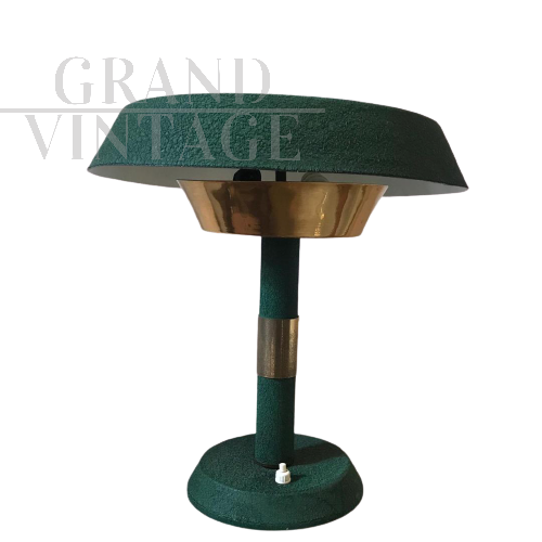 Vintage lamp post table lamp, made in Italy